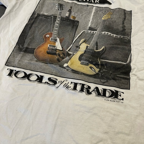 VTG 1997 Tools of the Trade Graphic Guitar T Shirt White. Heavy Weight. Medium. - Picture 7 of 10